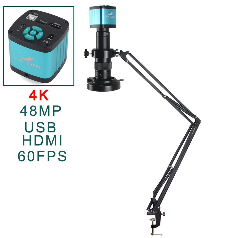 4K Microscope Camera Sony Sensor - 48MP 4K HDMI USBビデオデジタル顕微鏡カメラ 120倍 Cマウントレンズ