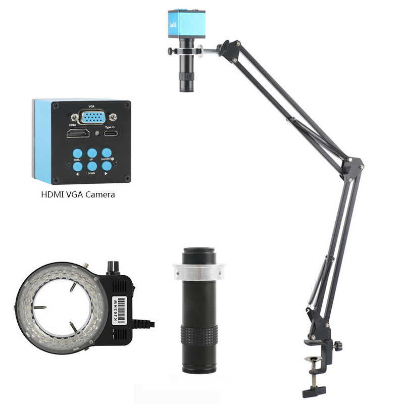 4K Microscope Camera Sony Sensor - 1X-200X調整可能ズーム 4K 2K 48MP FHD 1080P