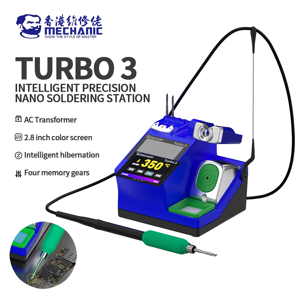 C210 Precision Soldering Station - MECHANIC Turbo 3 150W インテリジェント精密ナノはんだ付けステーション C210-TS/TI/SK