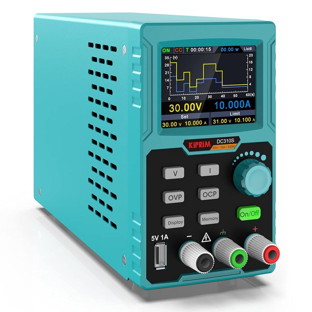 High Precision Dc Power Supply 30V 10A - DC電源、0-30V 0-10A調整可能安定化電源、110V入力、高精度4桁表示、多重安全保護