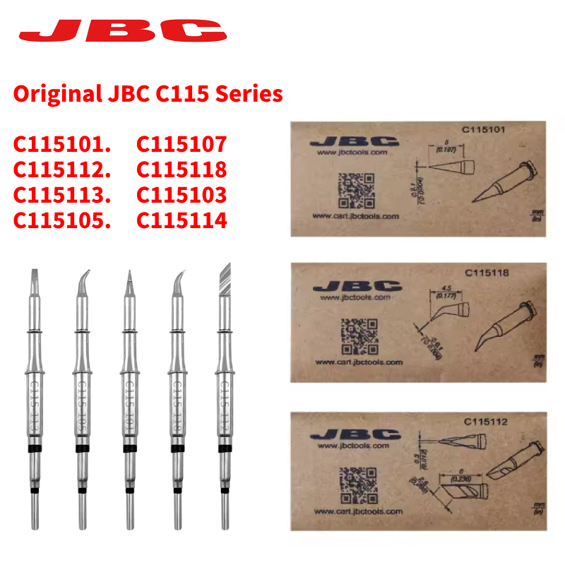 C115 Nano Soldering Iron Station - オリジナル JBC C115 はんだごて先リワーク精密ツール C115112 C115118