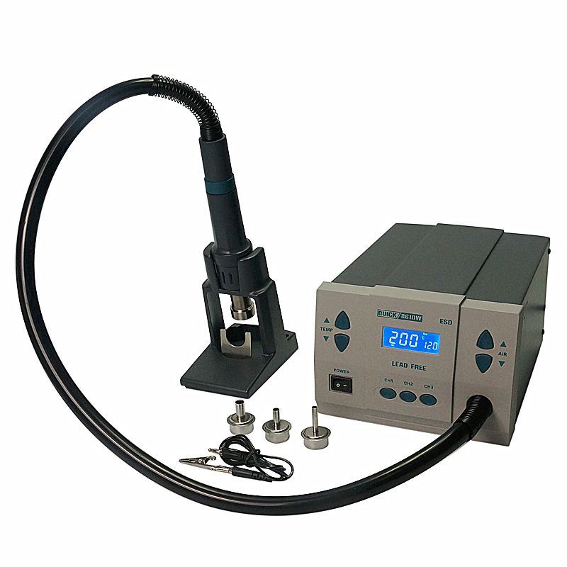 熱風リワークステーションはんだ付けステーション QUICK  - Hot Air Rework Station 861Dw のレビューと価格