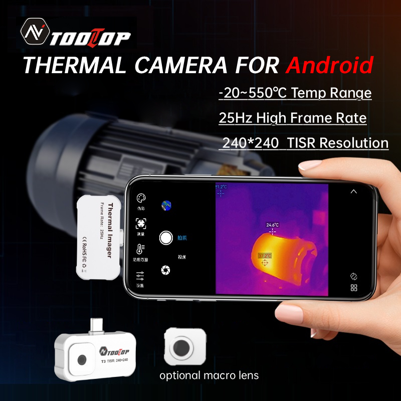 TOOLTOP T3 赤外線サーマルカメラ Android  - Thermal Imaging Camera Pcb Repair のレビューと価格