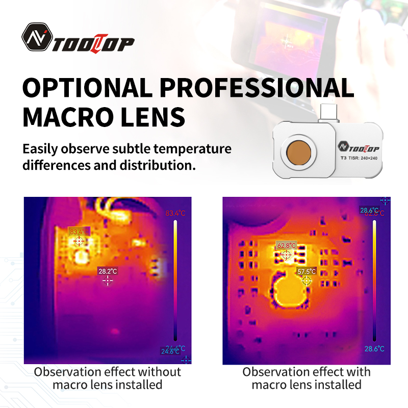 TOOLTOP T3 赤外線サーマルカメラ Android  - Thermal Imaging Camera Pcb Repair のレビューと価格