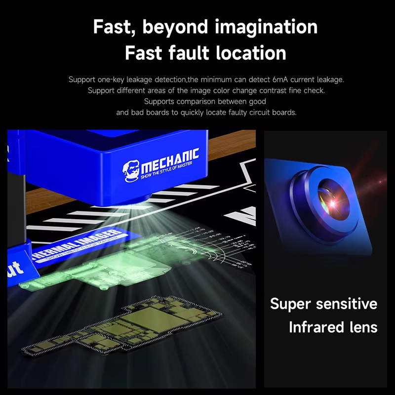 メカニックiScout 3Dサーマルイメージングアナライザー - Thermal Imaging Camera Pcb Repair のレビューと価格