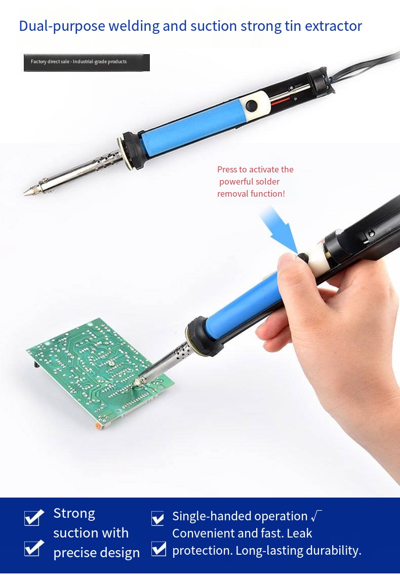 AC 110V/220V 電動はんだ吸取器ペン はんだごて  - Desoldering Pump Electric Vacuum Station のレビューと価格