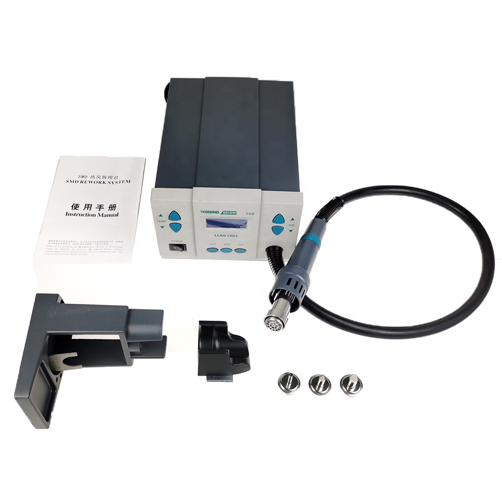 デジタルディスプレイ電気はんだごて + ホットエア優れたSM - Hot Air Rework Station 861Dw のレビューと価格