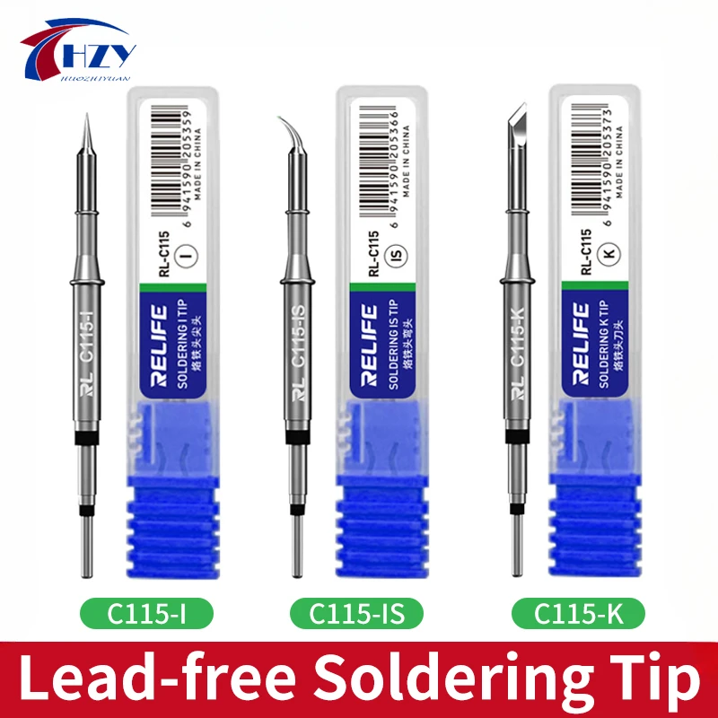 RELife-ユニバーサルナノレベルハンドルはんだごてチップ - C115 Nano Soldering Iron Station のレビューと価格