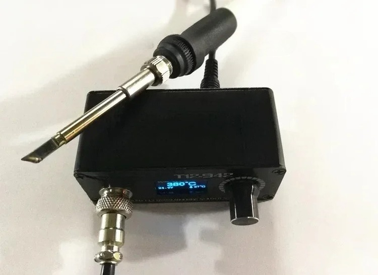 ミニ T12 STC OLED デジタルはんだ付けステーショ - T12 Soldering Station Oled のレビューと価格