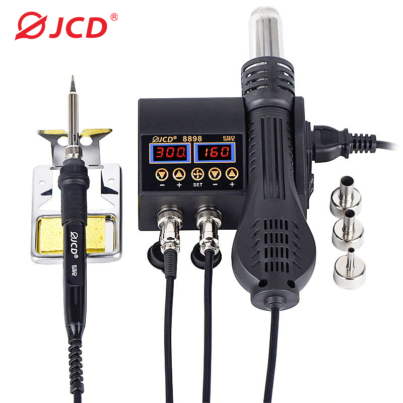 2 in 1 750W ホットエアガン LCD デジタルディ - 2 In 1 Soldering Rework Station 750W のレビューと価格