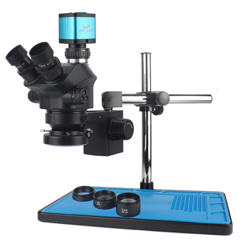 3.5X-100X 工業用ラボ用同時焦点調整可能なステレオ三 - Simul-Focal Industrial Microscope 4K Hdmi のレビューと価格