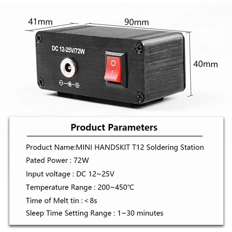 AB11-T12 家庭用修理はんだ付けステーションポータブル - T12 Soldering Station Oled のレビューと価格