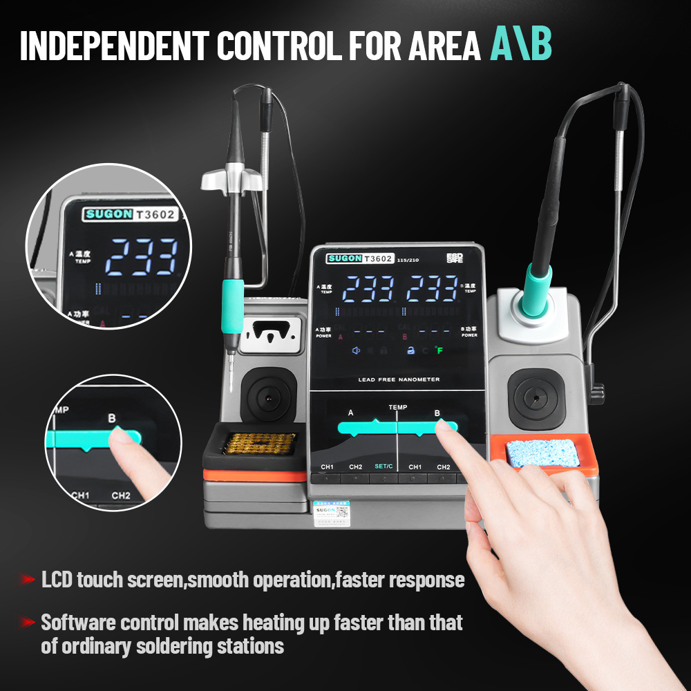 2 in 1はんだ付けステーションLCDデジタルディスプレイ - Infrared Bga Rework Station のレビューと価格