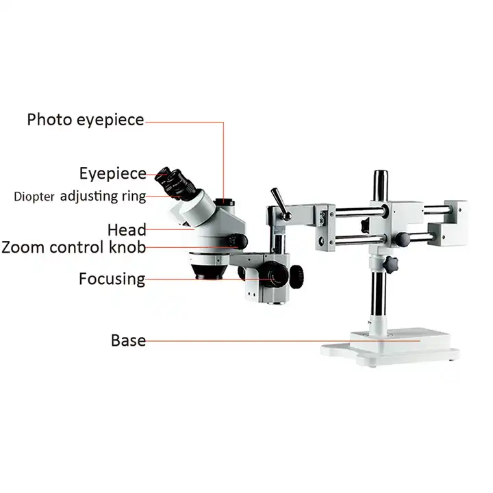 7倍-45倍ズームステレオ製造溶接三角ミラー ステレオ顕微鏡 - Trinocular Stereo Microscope 7X-45X のレビューと価格