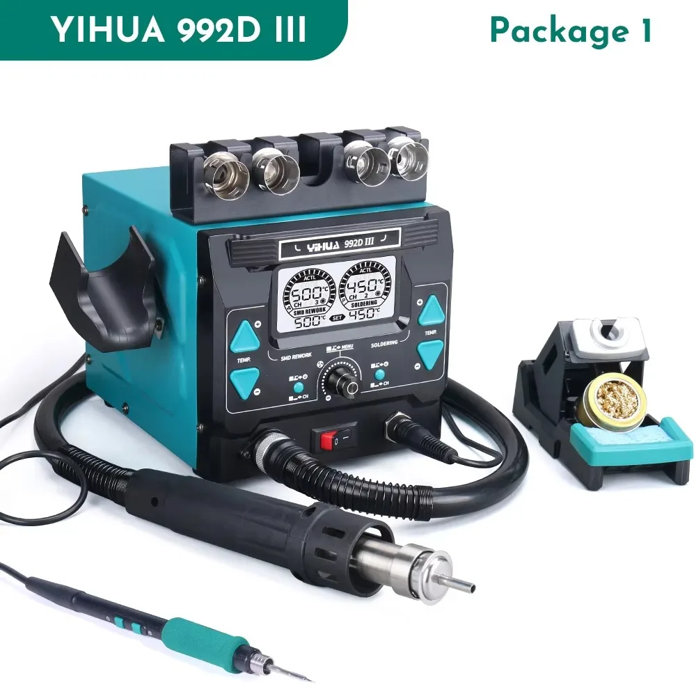 YIHUA992D-III 1000Wハイパワーはんだごてキ - C210 Precision Soldering Station のレビューと価格