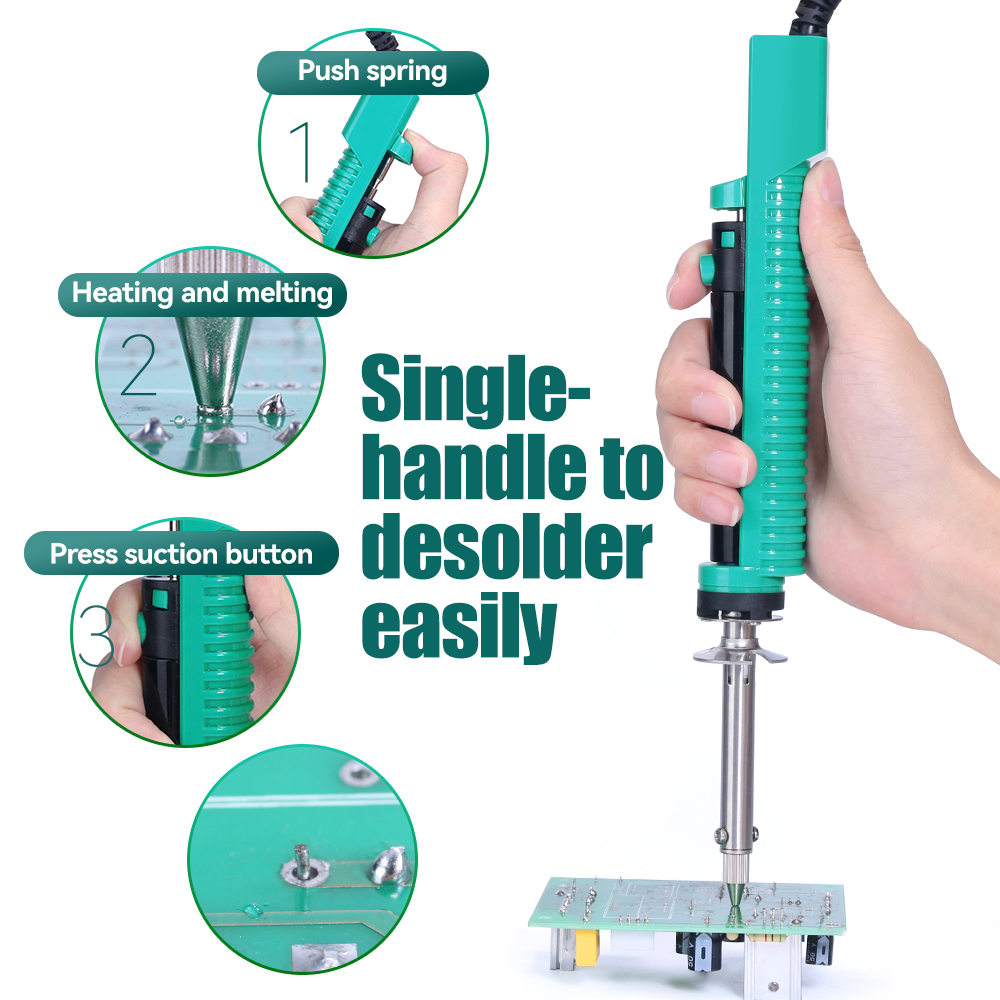 YIHUA 929D-V 電動はんだ吸取器 はんだ吸い取り器 - Desoldering Pump Electric Vacuum Station のレビューと価格