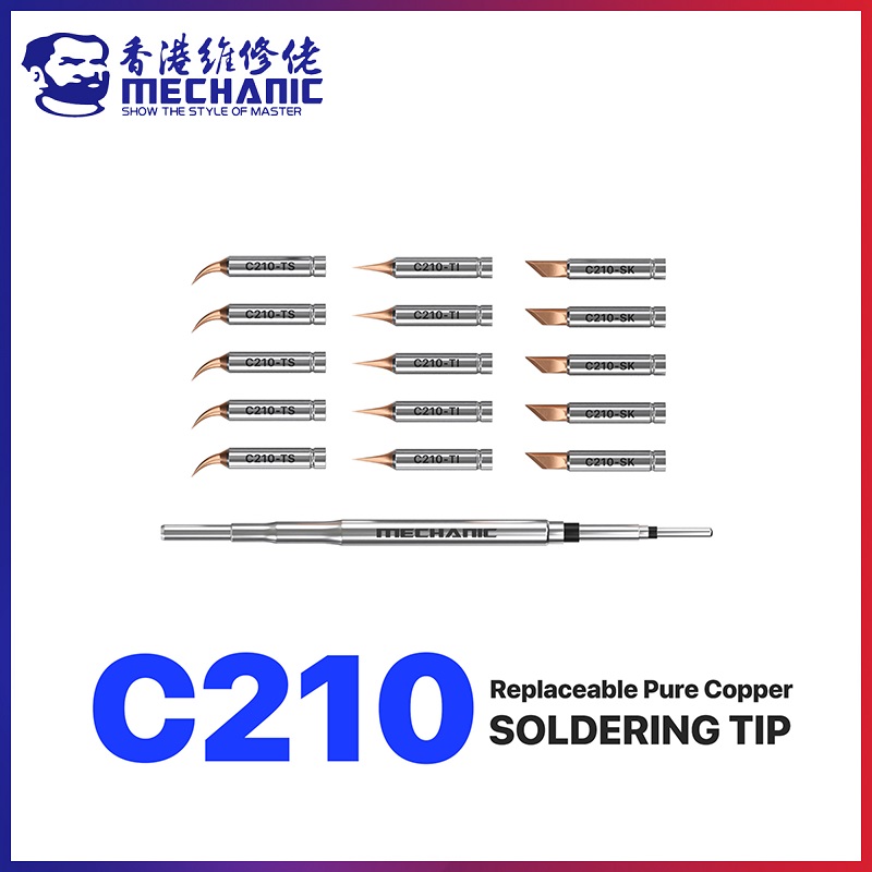 MECHANIC C210シリーズはんだごてチップ精密温度制 - C210 Precision Soldering Station のレビューと価格