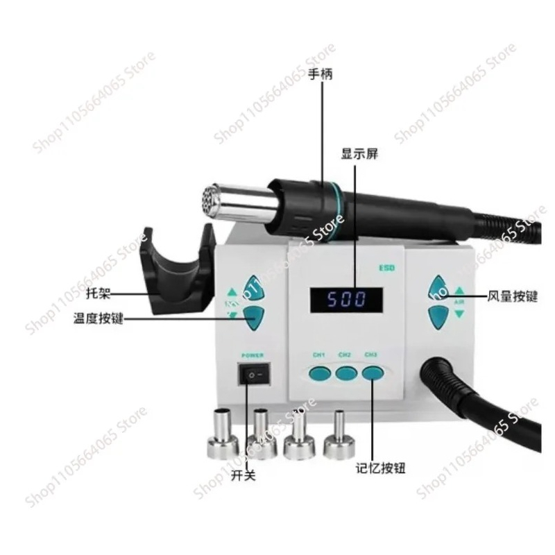 861DW 熱風リワークステーション用 デジタルタッチスクリ - Hot Air Rework Station 861Dw のレビューと価格