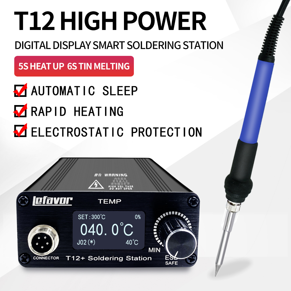 T12 + はんだステーションはんだごて 1.3 インチ O - T12 Soldering Station Oled のレビューと価格